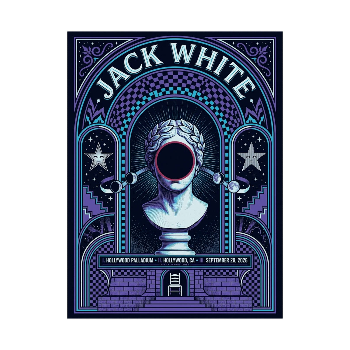 Jack White | September 29, 2026 | Hollywood, CA | Concert Poster