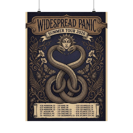 Widespread Panic | Summer Tour 2026 | Tour Poster