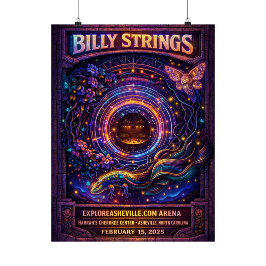 Billy Strings | 2/15/25 | Asheville, NC | Concert Poster  | N4