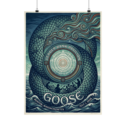 Goose  | 07/01/26 | Boston, MA | Concert Poster  | N2