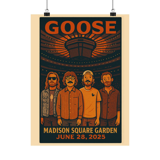 Goose Madison Square Garden Poster - June 28 2025