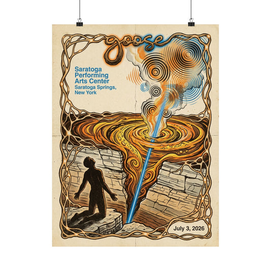 Goose  | 07/03/26 | Saratoga Springs, NY | Concert Poster  | N1