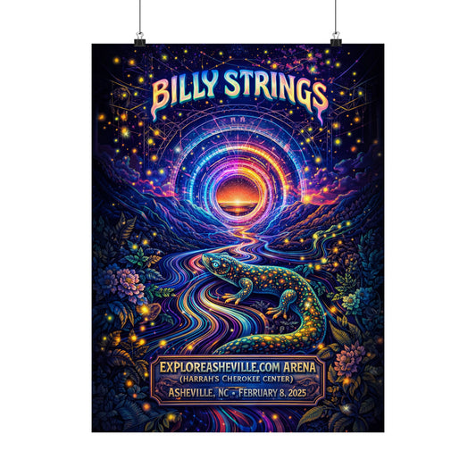 Billy Strings | 2/8/25 | Asheville, NC | Concert Poster  | N2