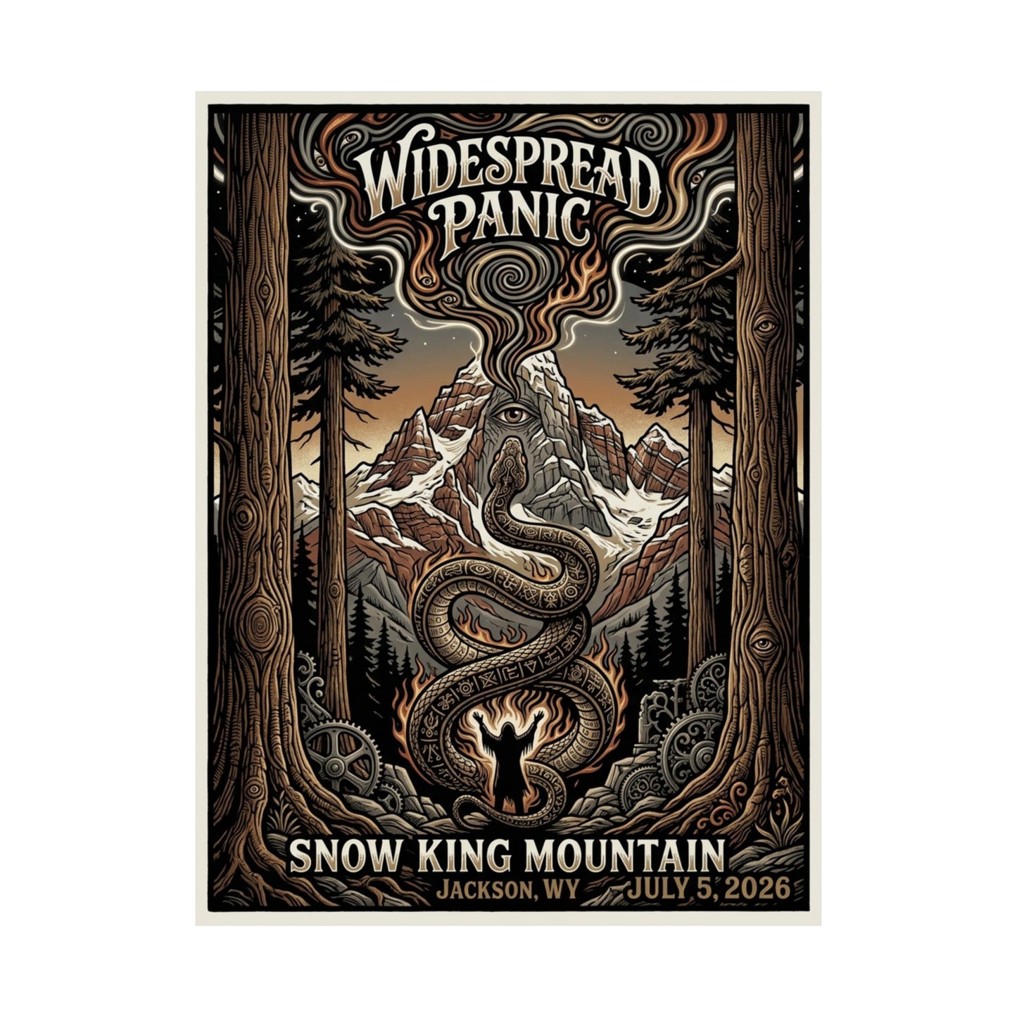 Widespread Panic | 07/05/26 | Jackson, WY | Concert Poster