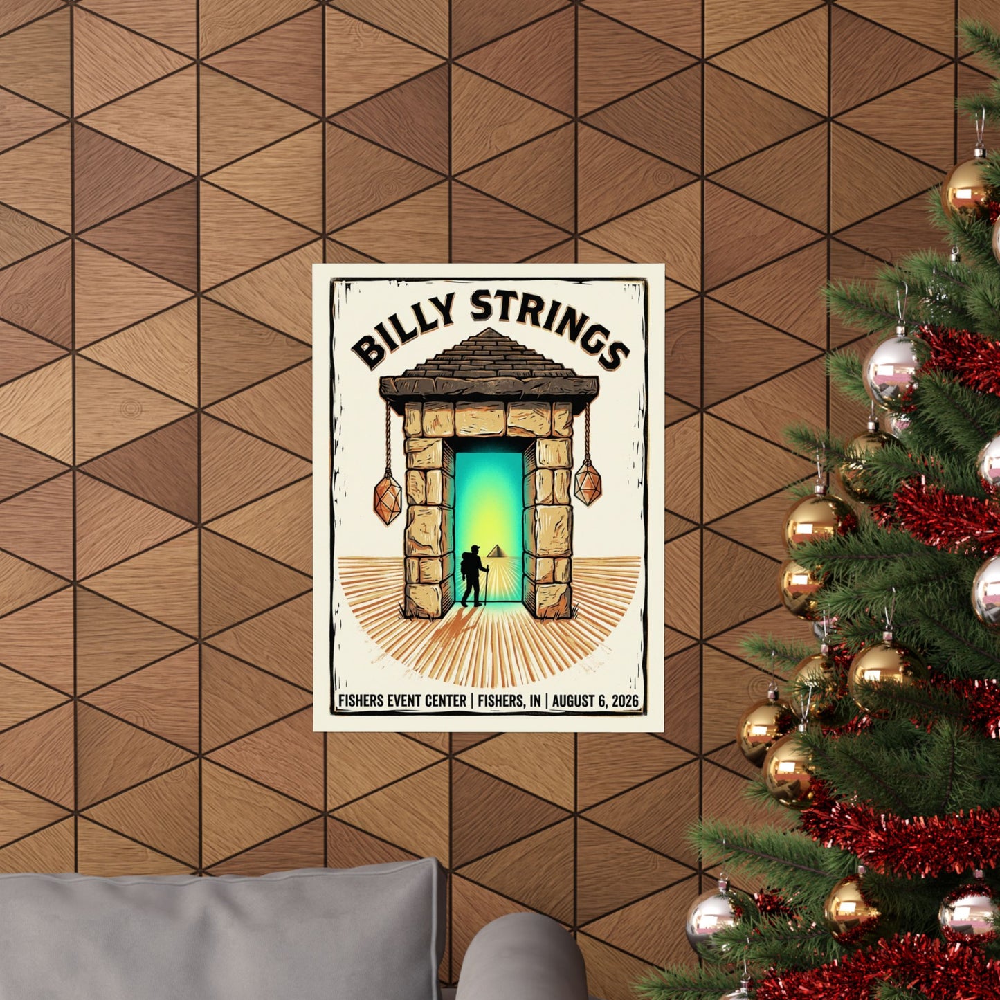 Billy Strings | August 6, 2026 | Fishers, IN | Concert Poster