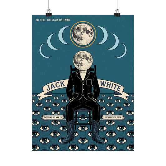 Jack White | September 30, 2026 | Del Mar, CA | Concert Poster